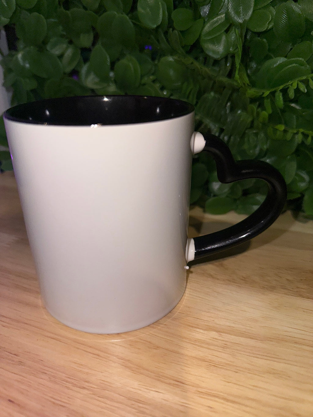Sublimated Heart Handled Mugs