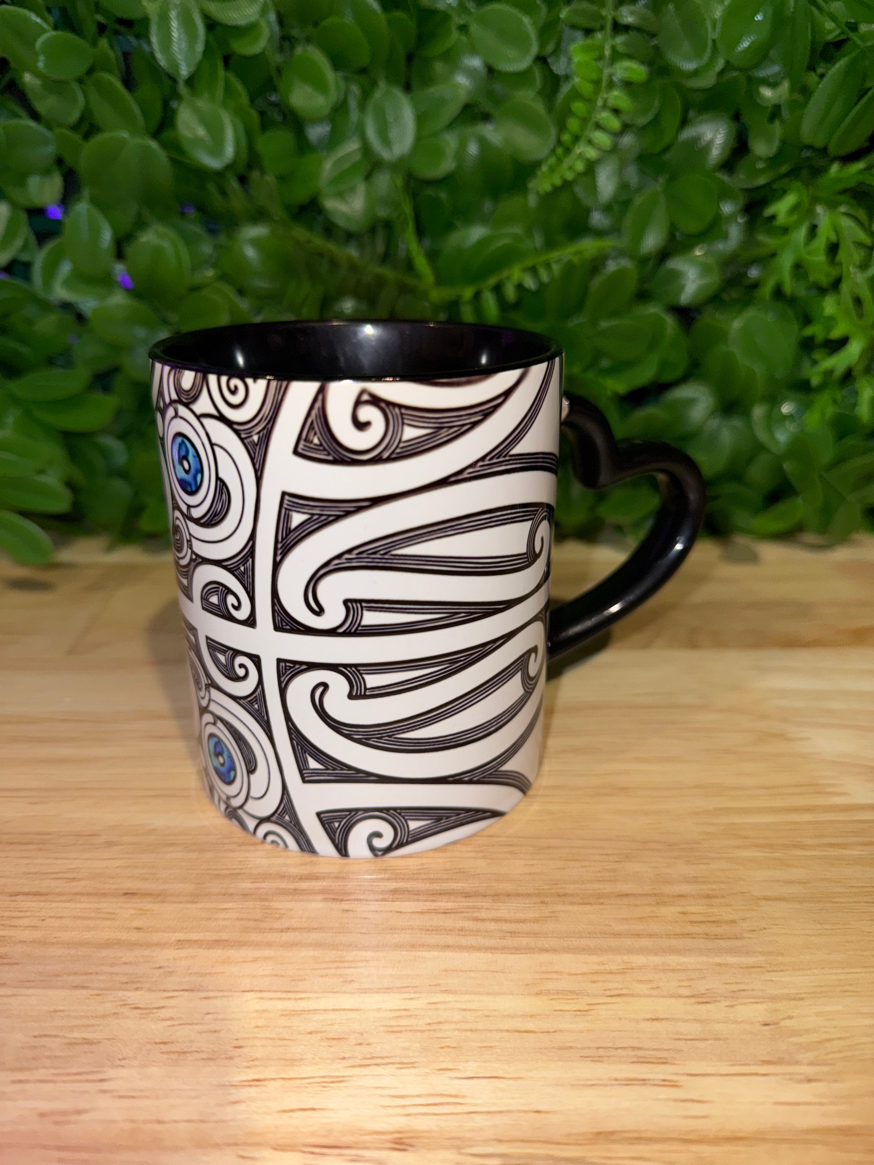 Sublimated Heart Handled Mugs