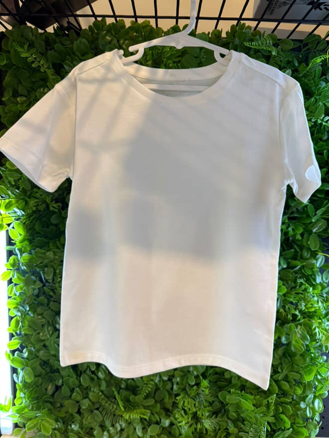 Short Sleeve Tee Kids White